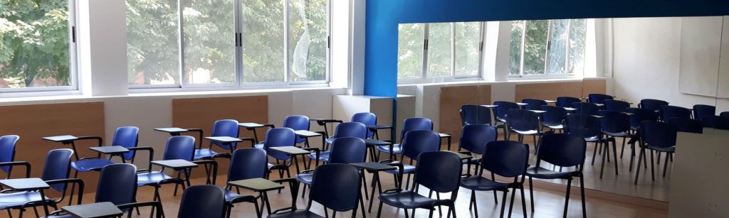 Nuestra sala para cursos y conferencias